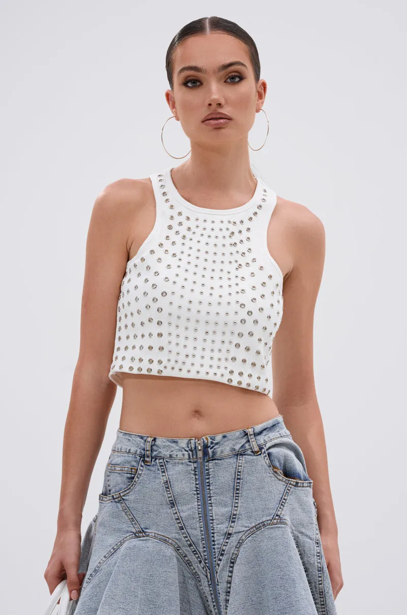 Low noise Training - accessible JANE GROMMET TANK TOP