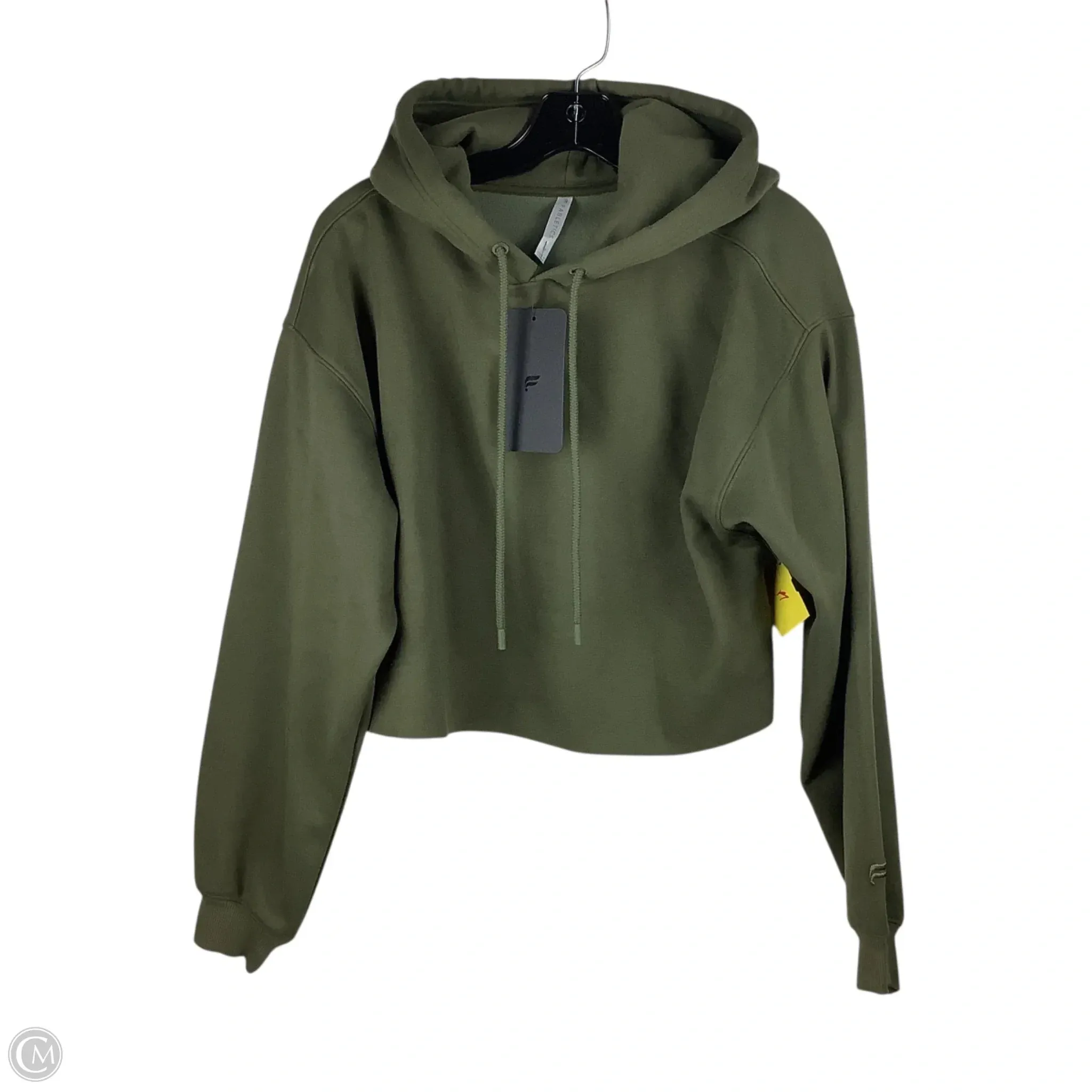 Athletic Sweatshirt Hoodie By Fabletics In Green, Size: M Flash Core