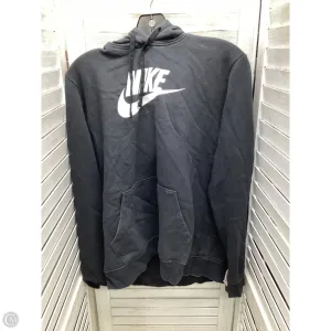 Athletic Sweatshirt Hoodie By Nike In Black, Size: Xl Plane Mood