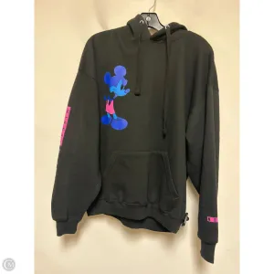 Strong Edge Sweatshirt Hoodie By Disney In Black & Blue, Size: L