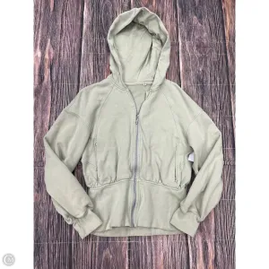 Athletic Sweatshirt Hoodie By Lululemon In Green, Size: 4 Vegan Mood LowMaintenanceFabric