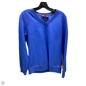 Street Style AntiStaticMaterial Sweatshirt Crewneck By Izod In Blue, Size: Mp