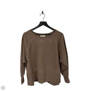 Sweatshirt Crewneck By Hippie Rose In Brown, Size: S MultiPurposePockets DurableSeams