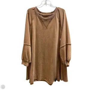 Sweatshirt Collar By American Eagle In Brown, Size: L Sporty Joggers Sporty Look