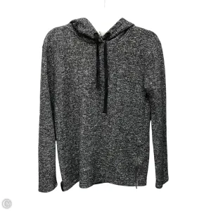 Ergonomic Pattern Sweatshirt Hoodie By Fabletics In Black, Size: S