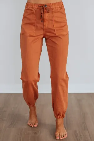 Drea Mica Joggers - Cinnamon River Core