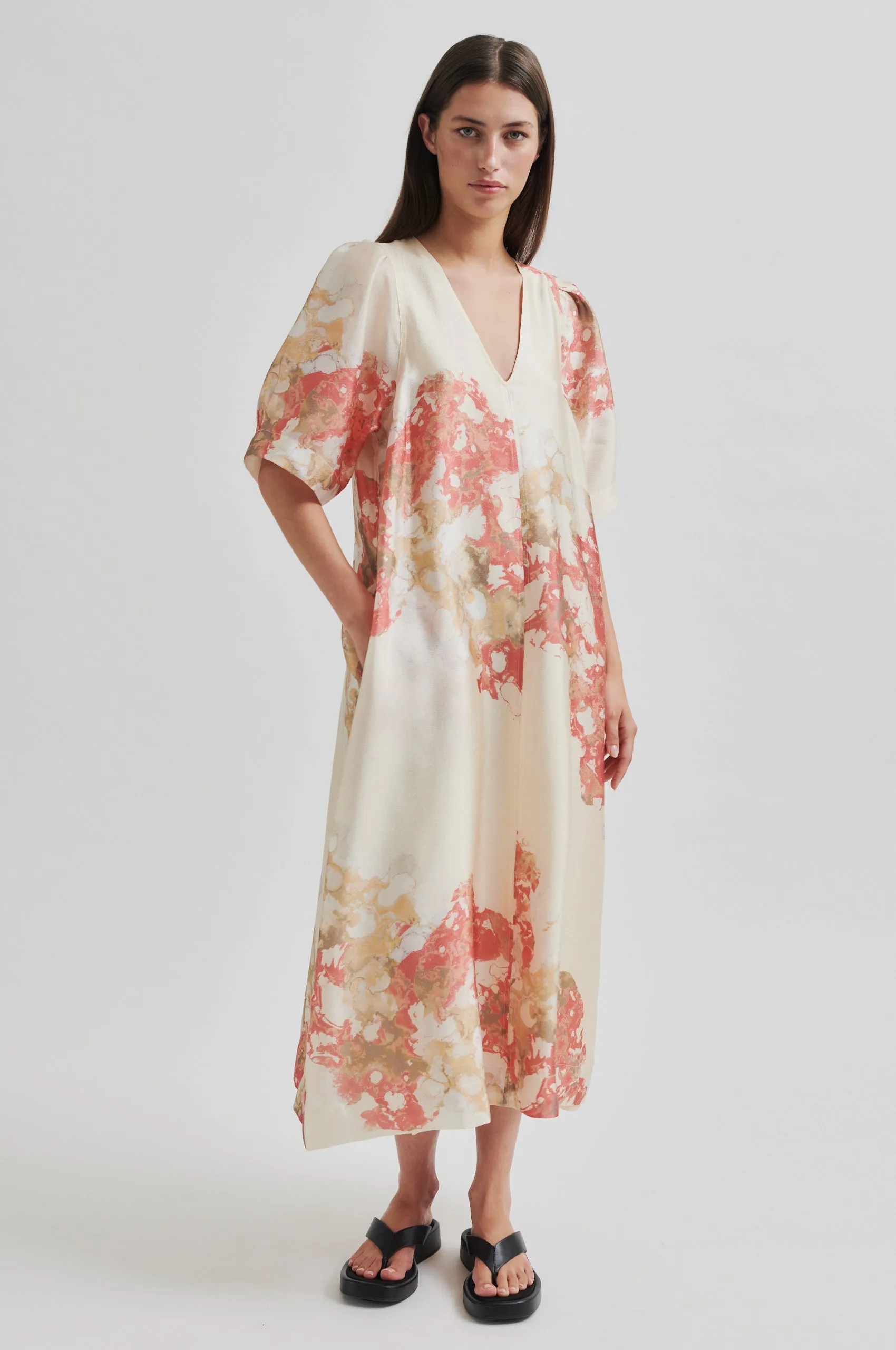 Ocean Glow Mind Glow Lugana Maxi Dress