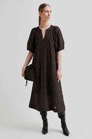DoubleLayered Collar Nela Dress