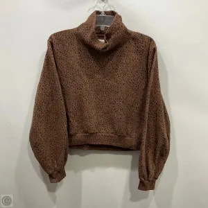 Sweatshirt Crewneck By Abercrombie And Fitch In Animal Print, Size: Xs Desert Heat Soft Sweater
