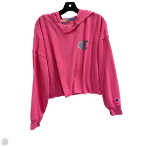 Sweatshirt Hoodie By Champion In Pink, Size: S Game Core