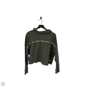 HeavyDuty Zipper AntiPillFinish Sweatshirt Hoodie By Under Armour In Grey, Size: M