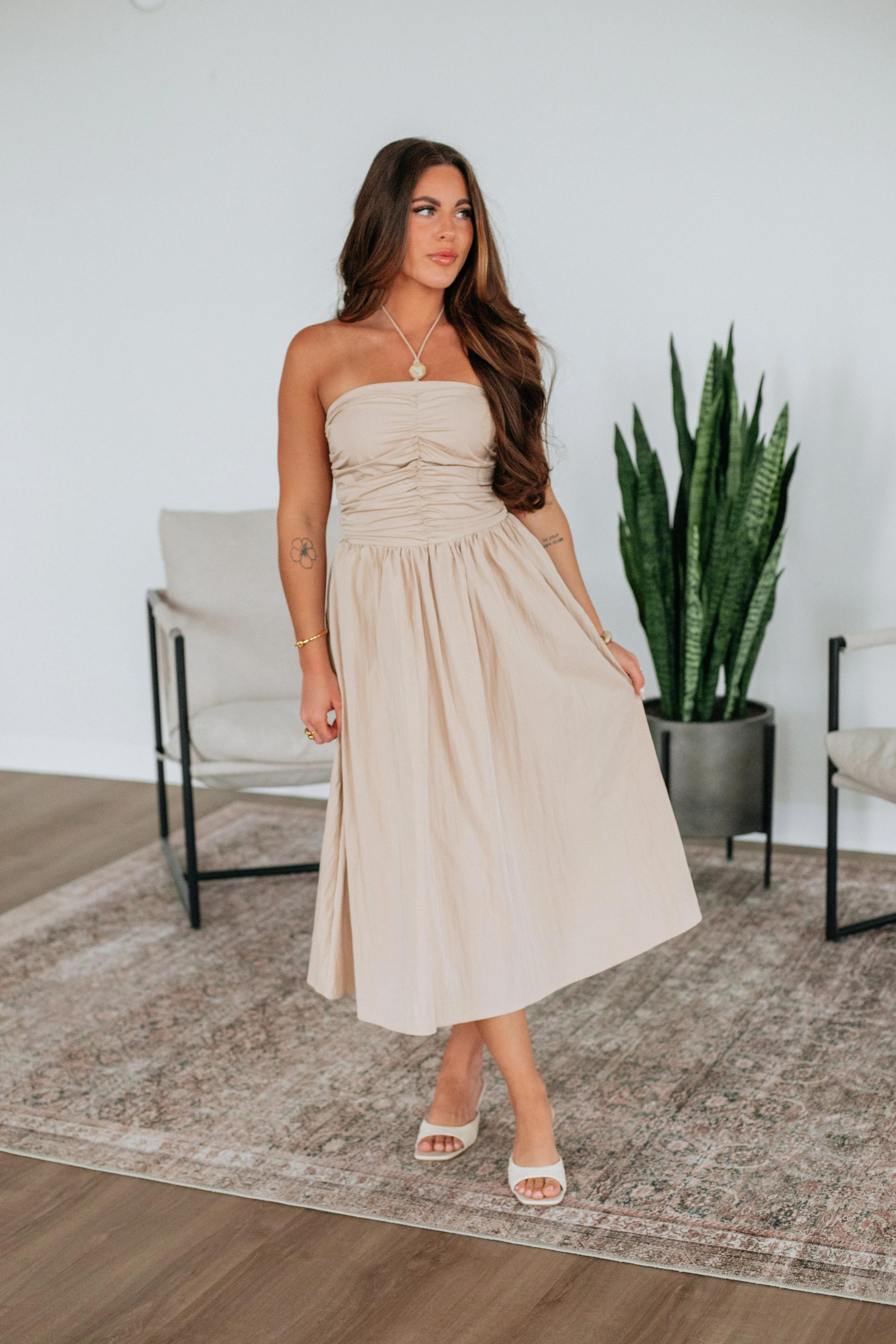 Japanese Neat Alivea Midi Dress