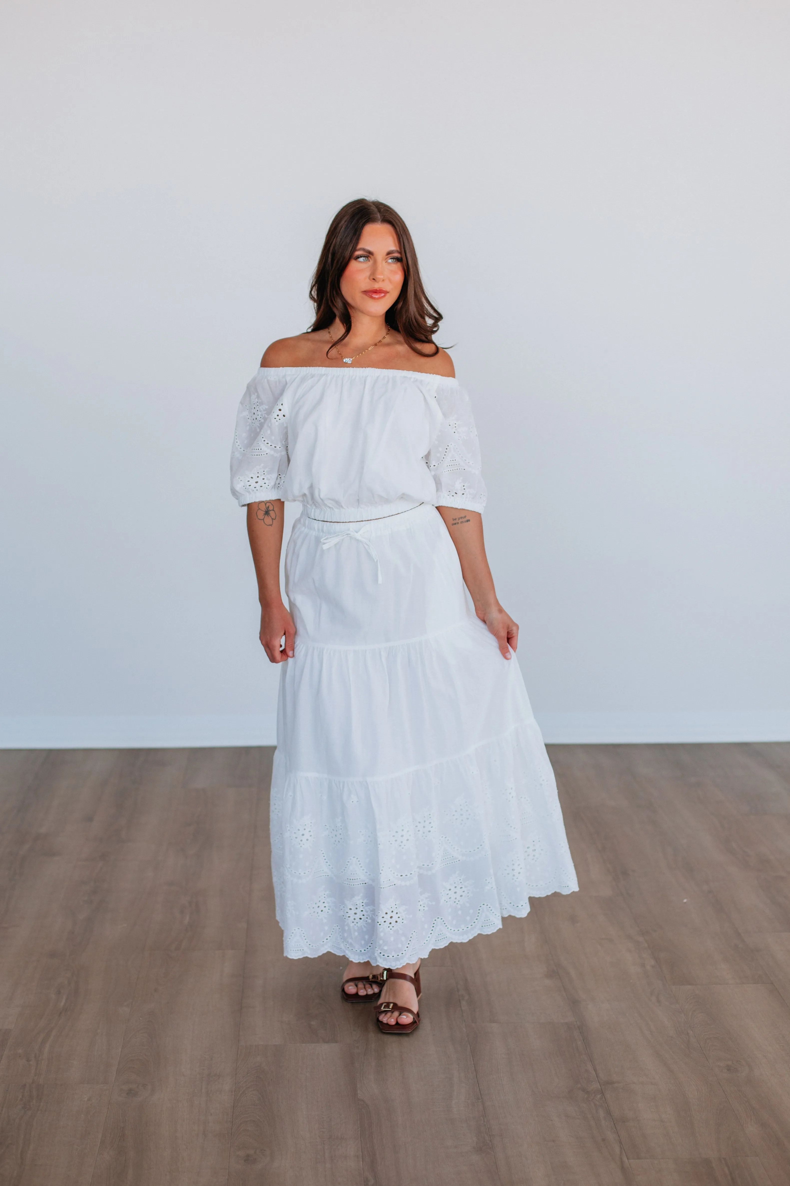 Tie Dye Style understated look Adhara Maxi Skirt