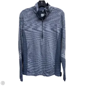 Senior Ease Athletic Sweatshirt Collar By Athleta In Blue, Size: L