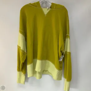 Sweatshirt Hoodie By Daily Practice By Anthropologie In Yellow, Size: M AntiPillingCloth