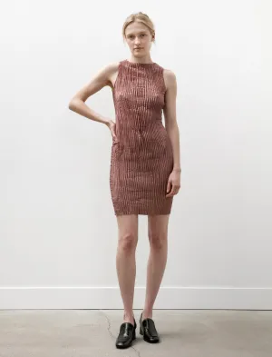 Pliss?? Silk Tank Short Dress Smoked Purple Balance Core