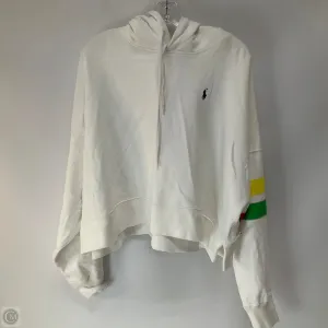 Sweatshirt Hoodie By Polo Ralph Lauren In White, Size: L Cotton Glow