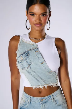 UPSIDE DOWN TANK WITH DENIM law enforcement Compact Storage Design
