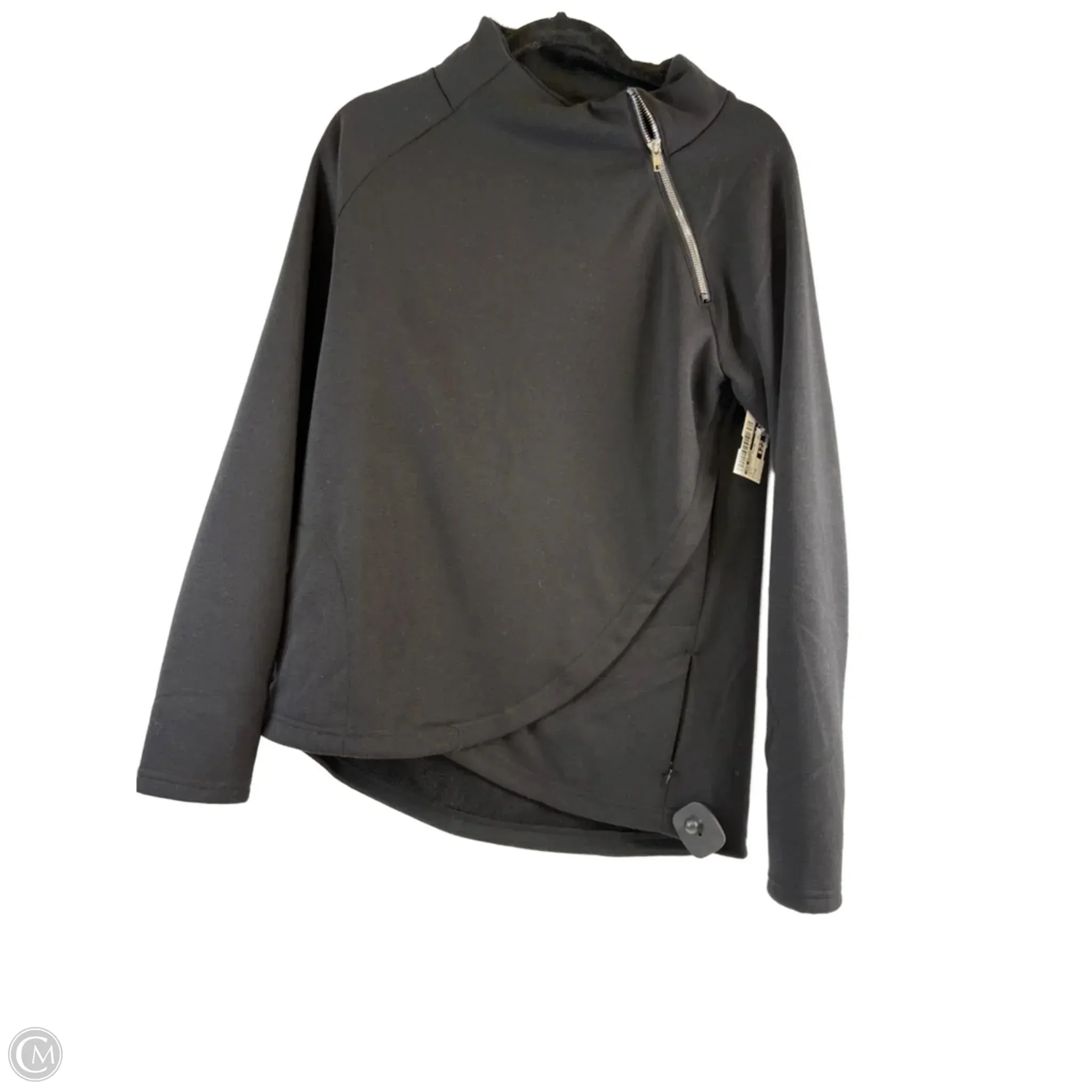 Sweatshirt Collar By Zero Xposure In Black, Size: M UltraSoft Texture