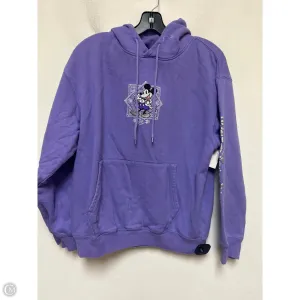 Comfortable Fashion Sweatshirt Hoodie By Disney Store In Purple, Size: M