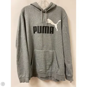 Functional Fit Athletic Sweatshirt Hoodie By Puma In Grey, Size: Xl