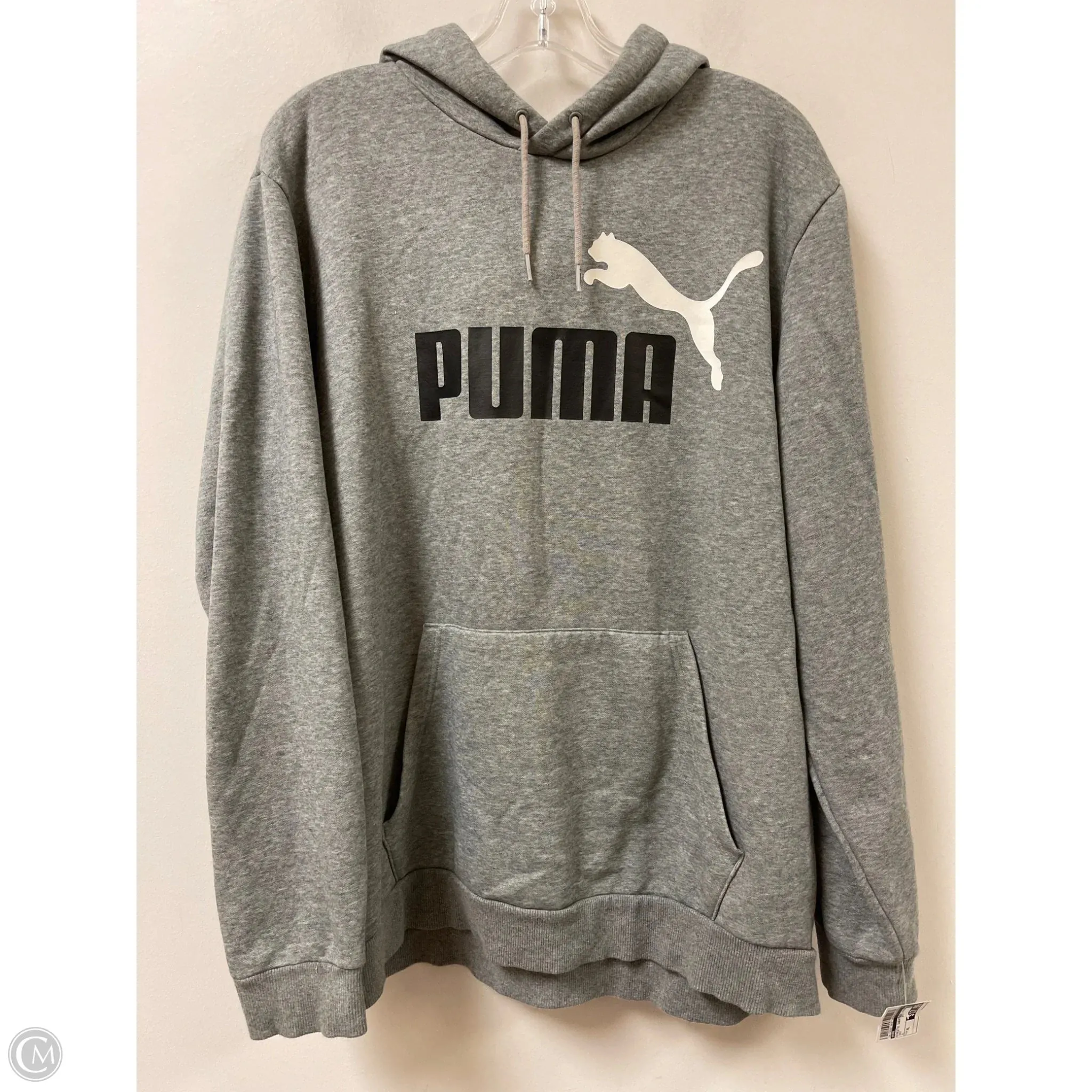 Functional Fit Athletic Sweatshirt Hoodie By Puma In Grey, Size: Xl