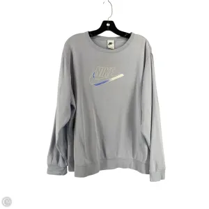 Durable Reinforcements Sweatshirt Crewneck By Nike In Blue, Size: Xl