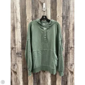 Sweatshirt Hoodie By So In Green, Size: Xl Ventilated Back Panels