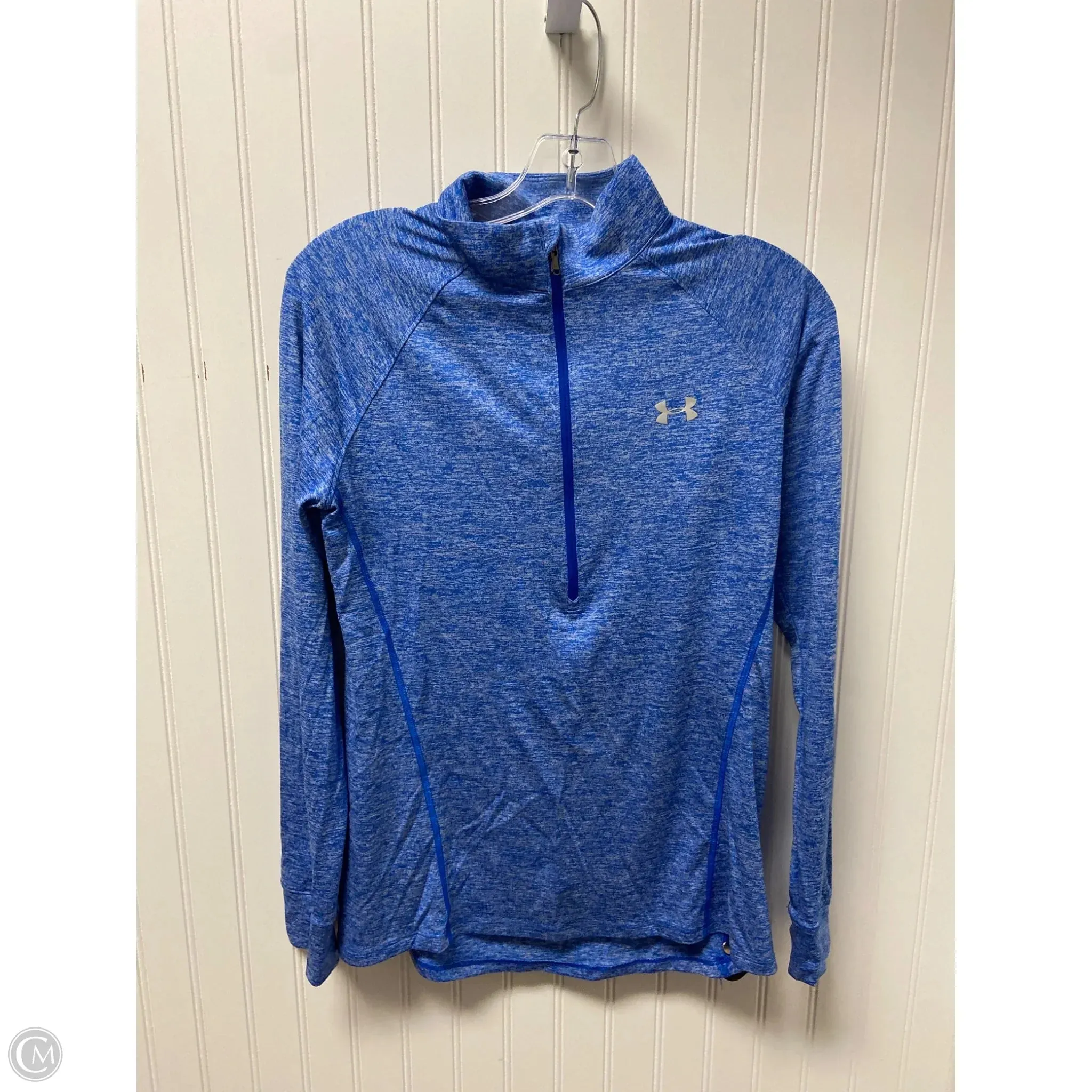 Athletic Sweatshirt Collar By Under Armour In Blue, Size: M Sporty Style