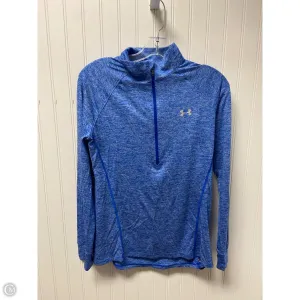 Athletic Sweatshirt Collar By Under Armour In Blue, Size: M Sporty Style