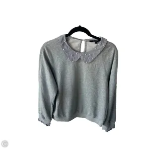 Basic Wear Sweatshirt Crewneck By Clothes Mentor In Grey, Size: L