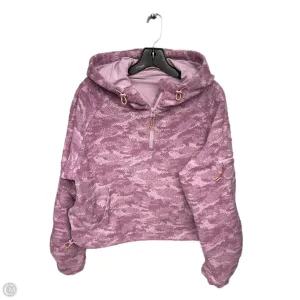 Trend Glow Winter Fit Sweatshirt Hoodie By Outdoor Voices In Pink, Size: L