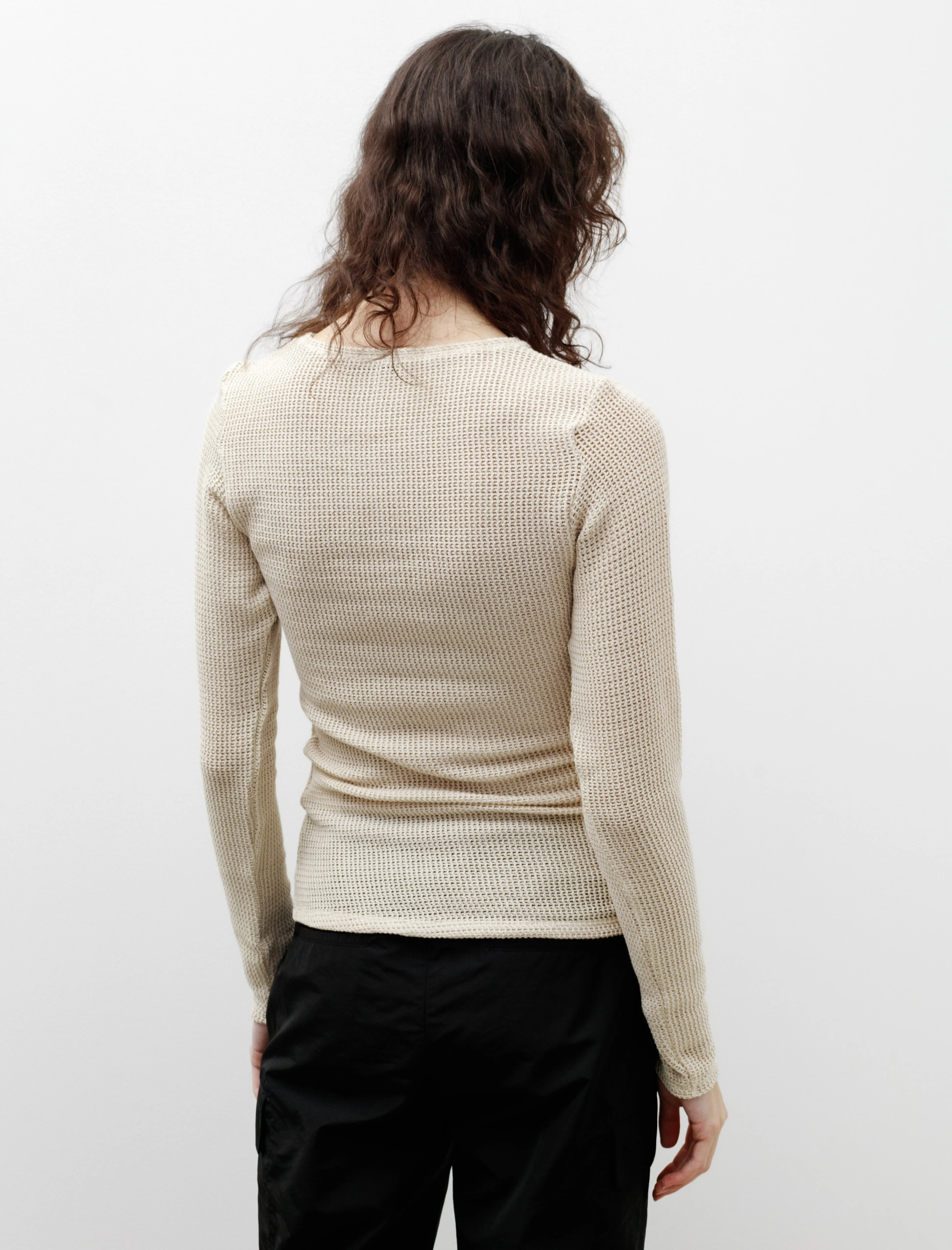Jewel tone Super Slim LS Metallic Sand Rustic Mesh
