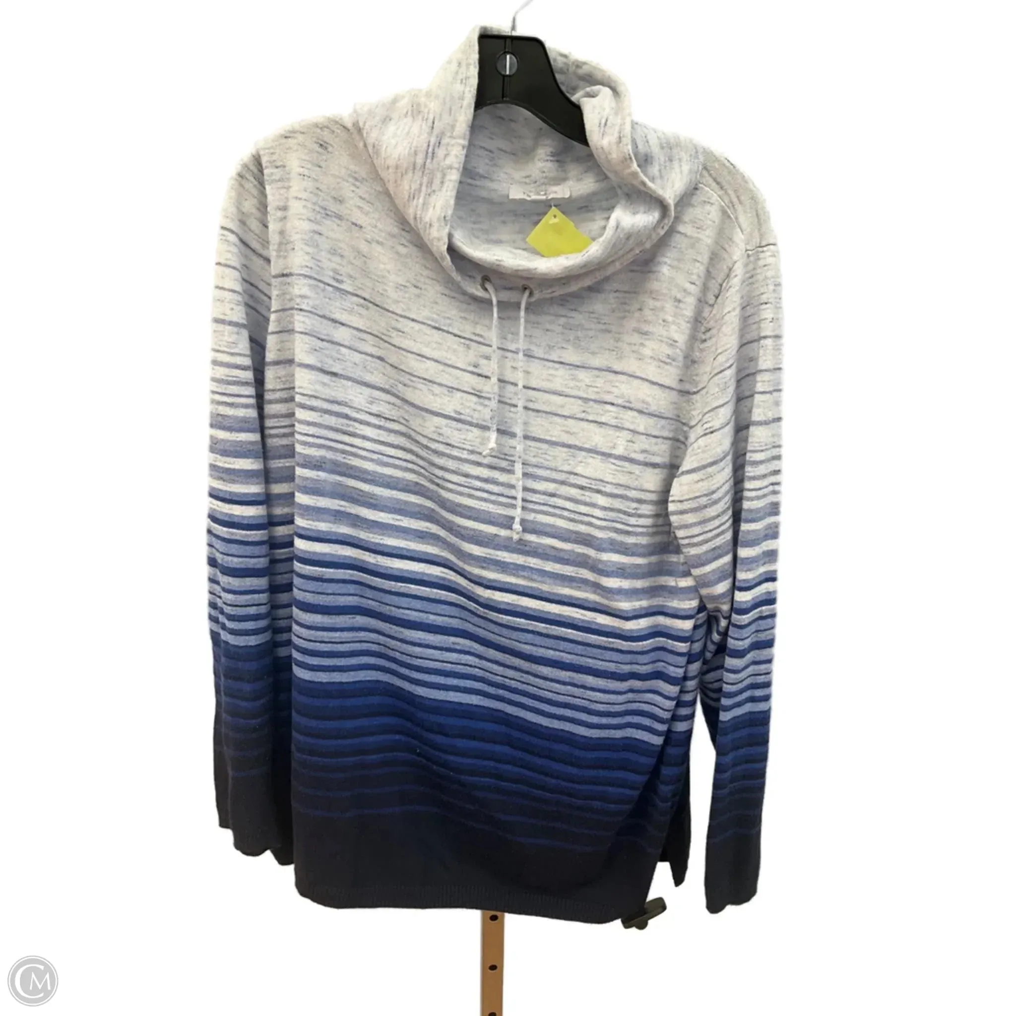 VersatileCuff Sweatshirt Collar By Talbots In Blue, Size: Xl