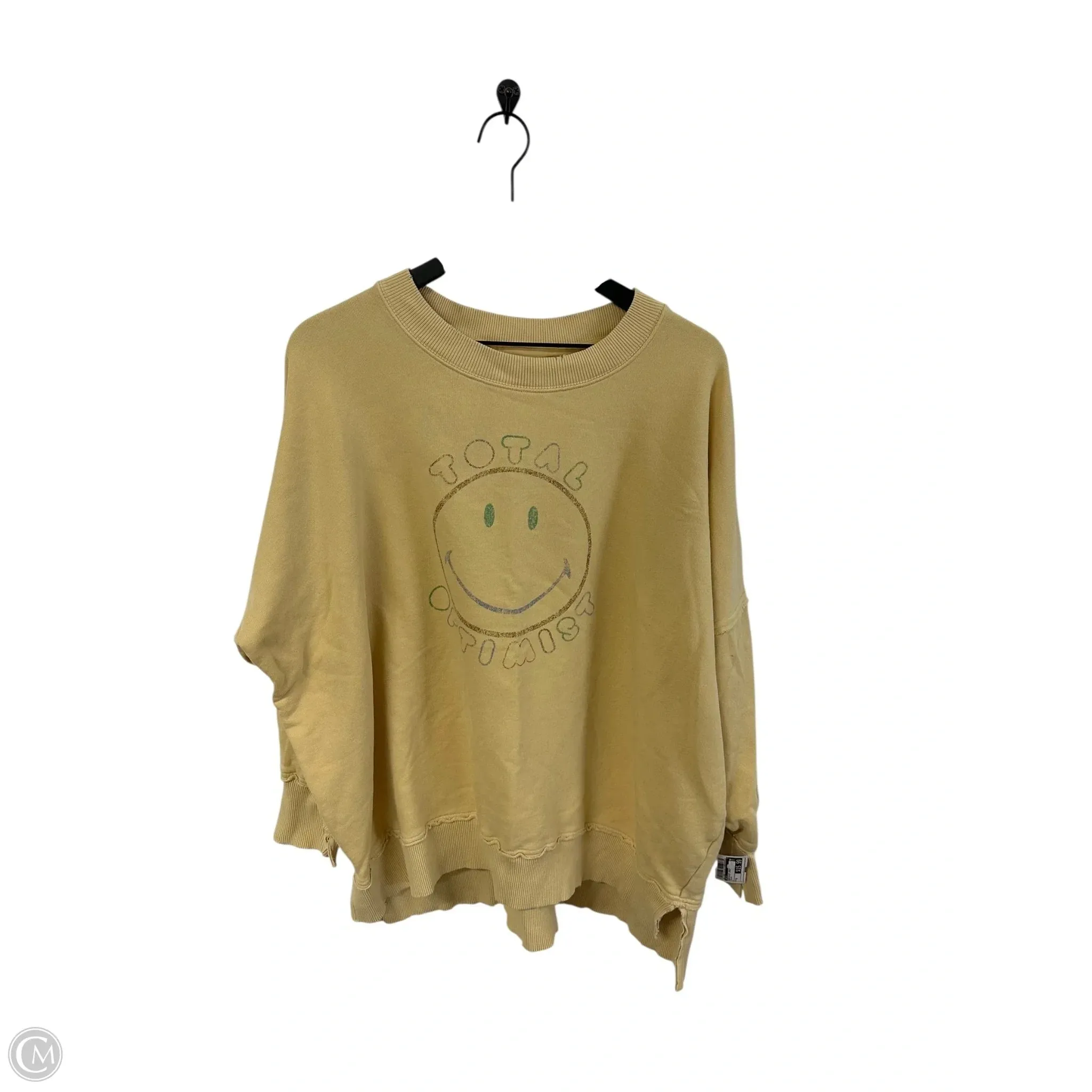 Fur Fit Sweatshirt Crewneck By Aerie In Yellow, Size: M