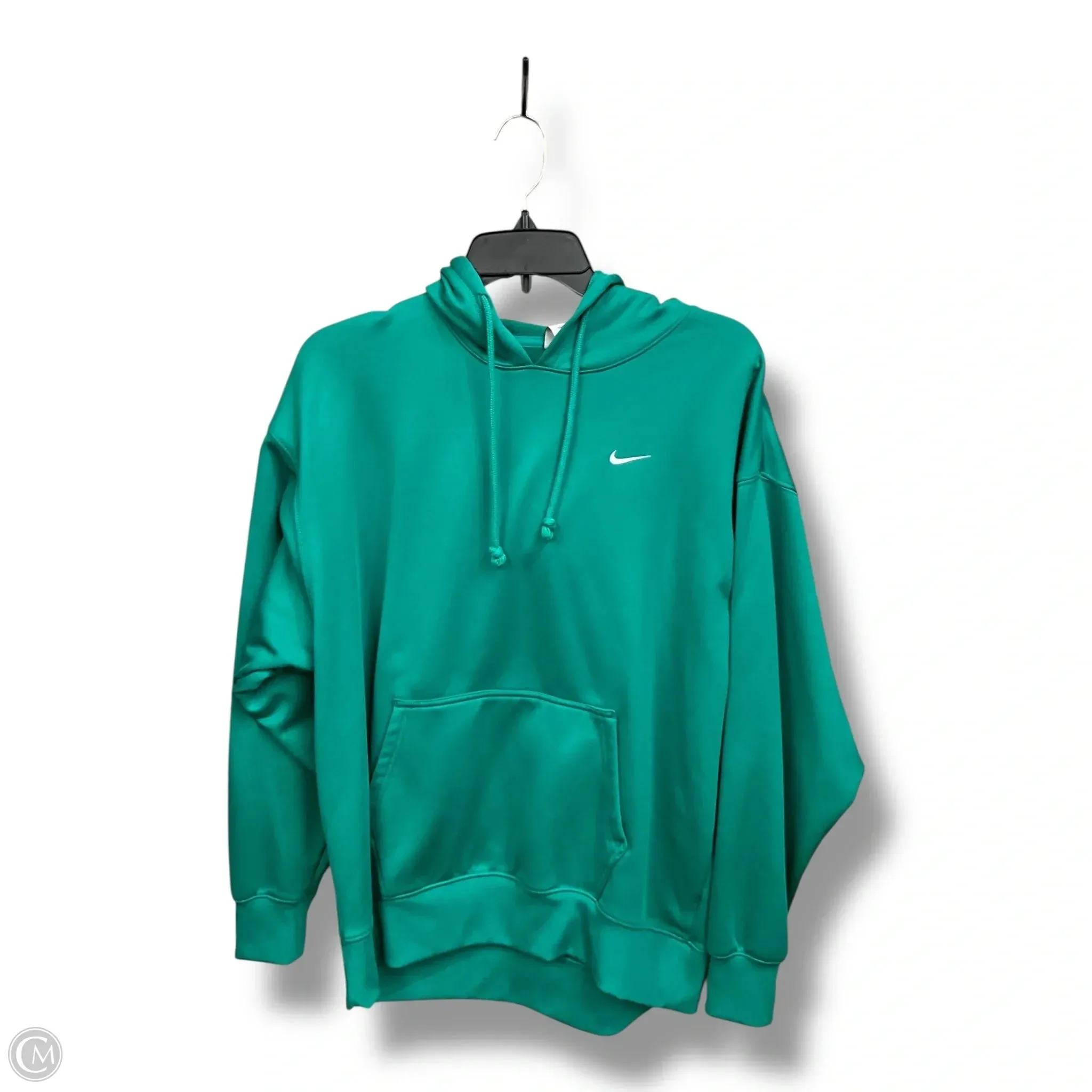 Sweatshirt Hoodie By Nike Apparel In Green, Size: M Cozy Fit