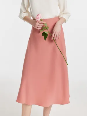 Acetate A-Line High-Waisted Women Half Skirt Statement Fashion