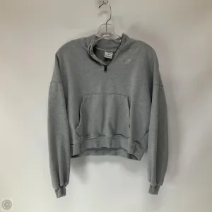 4Way Stretch FrictionResistantFabric Athletic Sweatshirt Collar By Gym Shark In Grey, Size: Xs