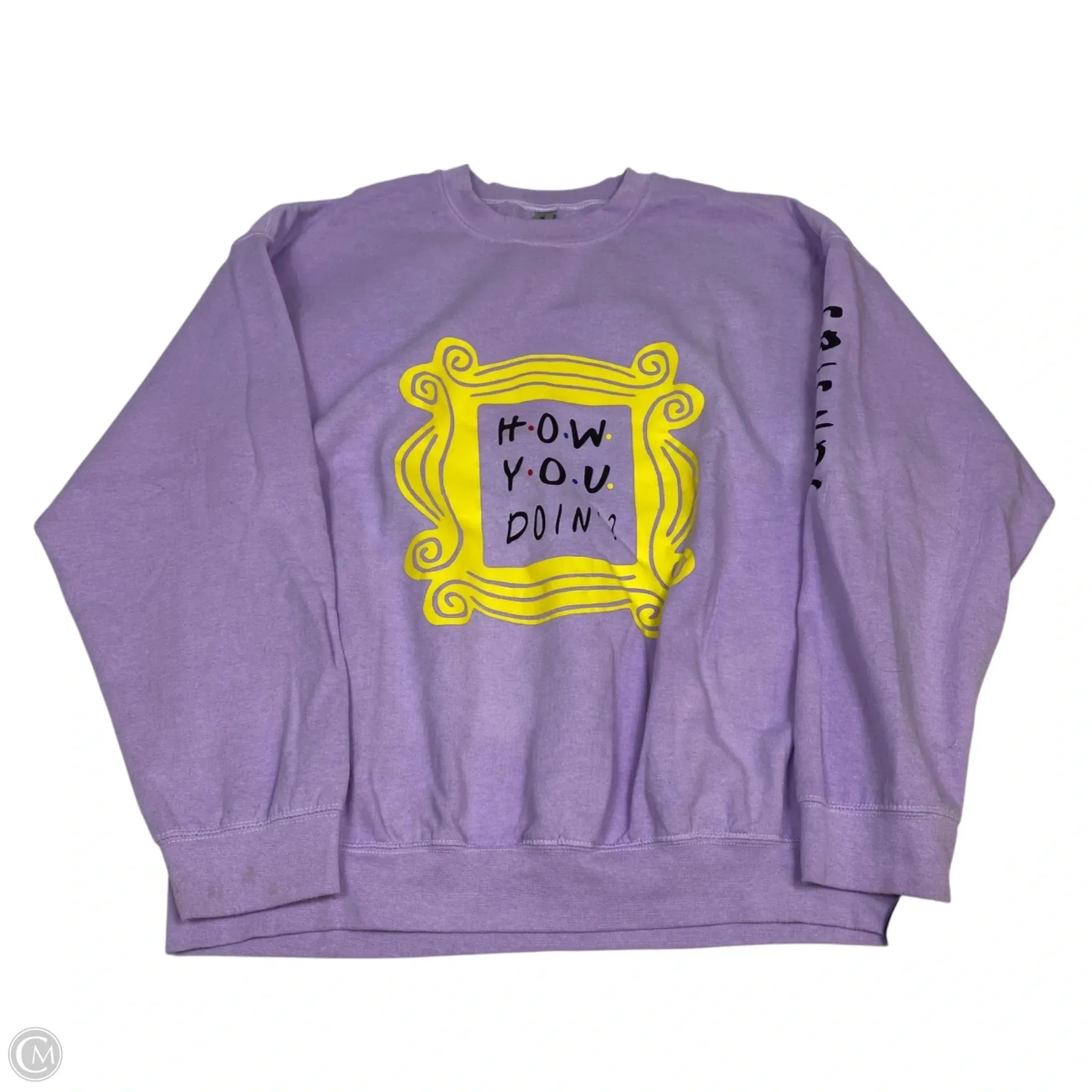 Street Fest Sweatshirt Crewneck By Gildan In Purple, Size: Xl