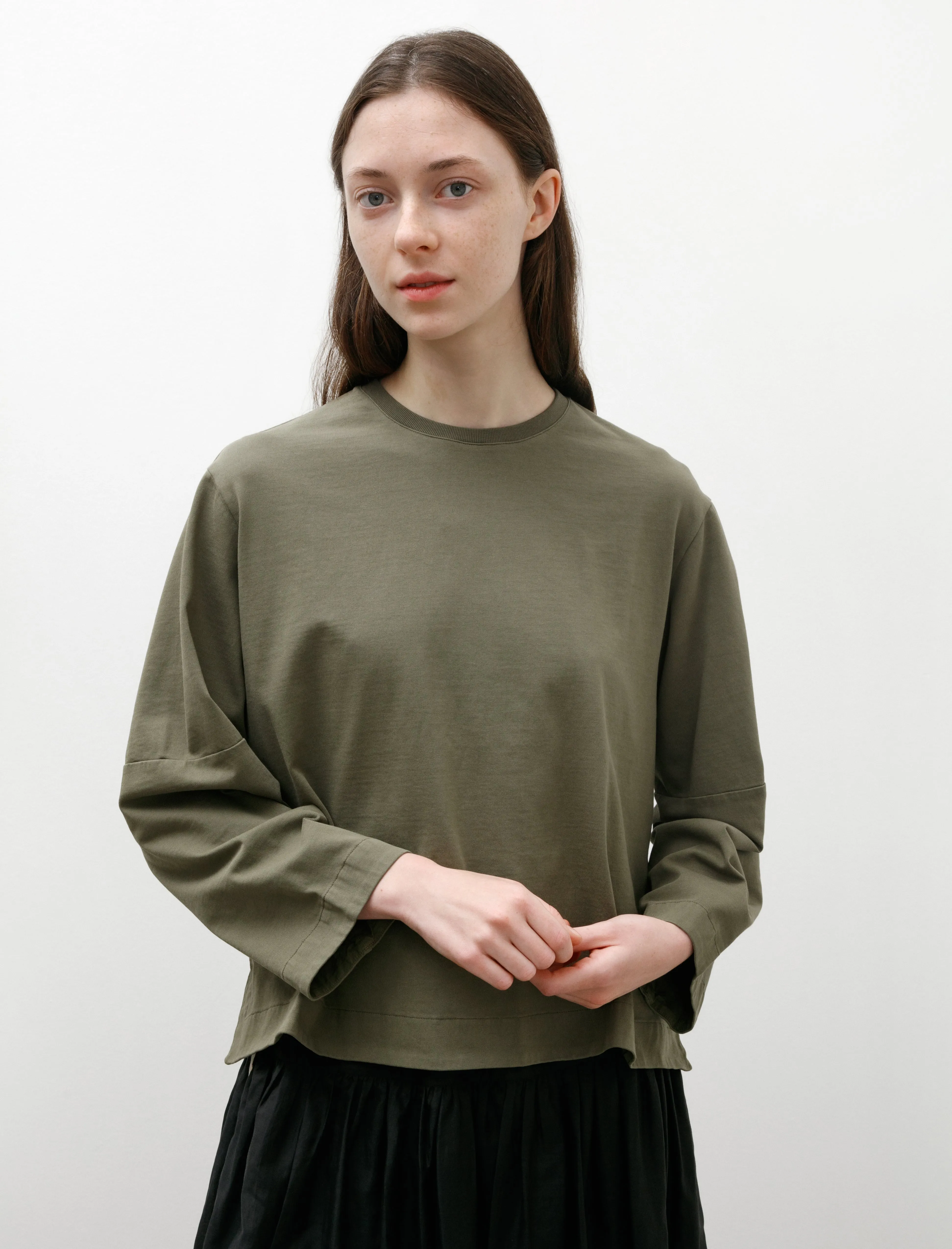 Simple J T-Shirt Khaki Modern Fashion Date Vibe