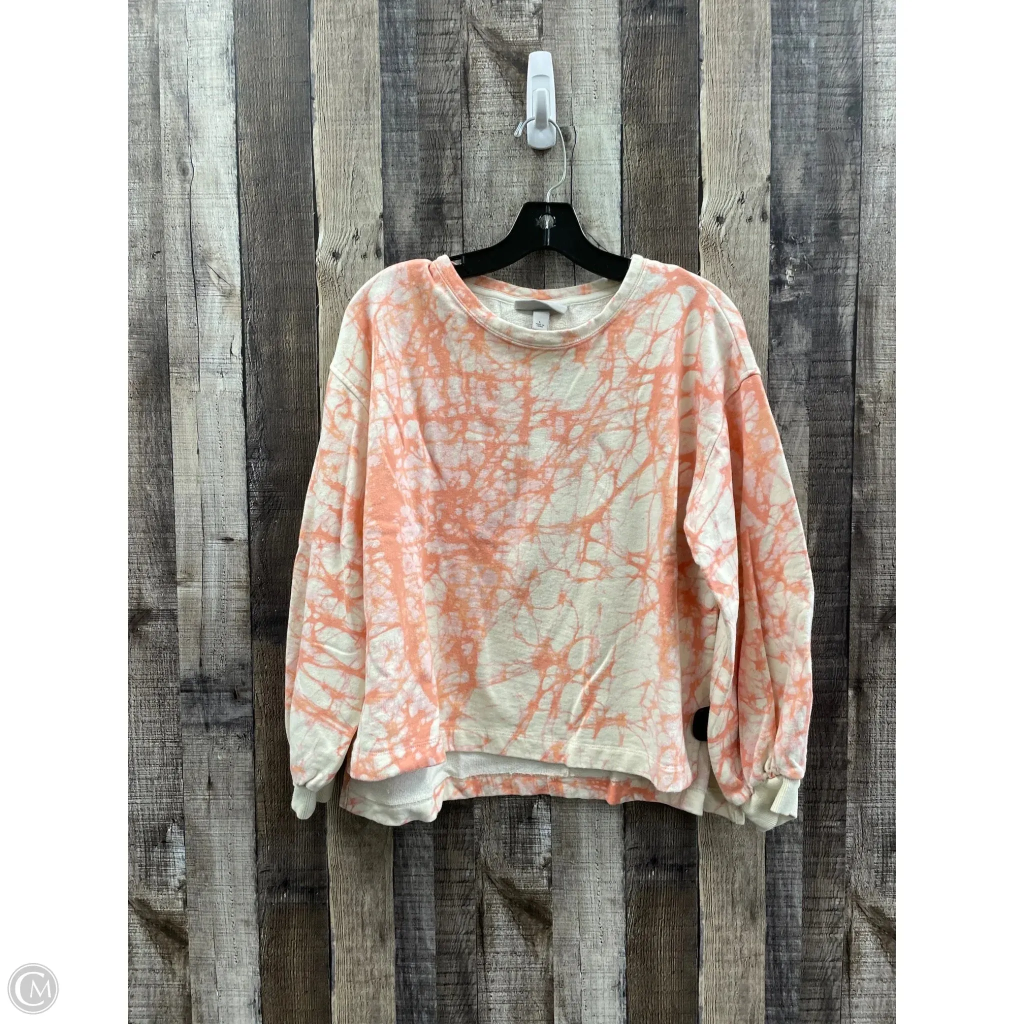 OdorControlClothing Sweatshirt Crewneck By Cme In Tie Dye Print, Size: L
