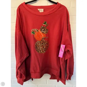 Sweatshirt Crewneck By Fantastic Fawn In Orange, Size: L summer shorts