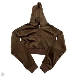 Sweatshirt Hoodie By Divided In Brown, Size: Xs Flexible Waistline