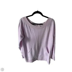 Motion Core Athletic Sweatshirt Crewneck By Fabletics In Plaid Pattern, Size: Xxl