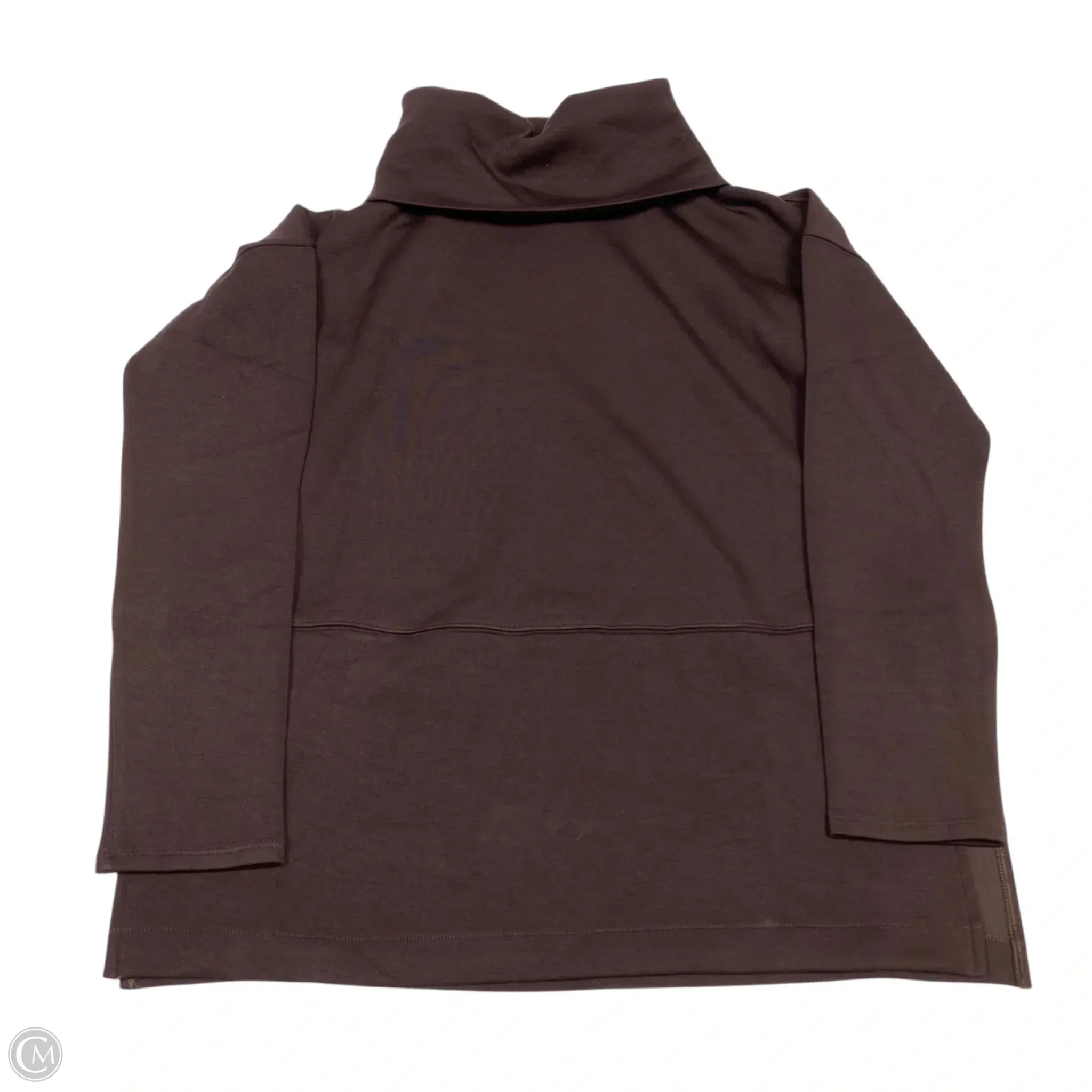 Athletic Sweatshirt Collar By Spanx In Brown, Size: S Cozy Sweatshirt