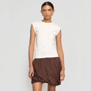 Lior Elasticated Cap-Sleeve Tank Casual Wearable