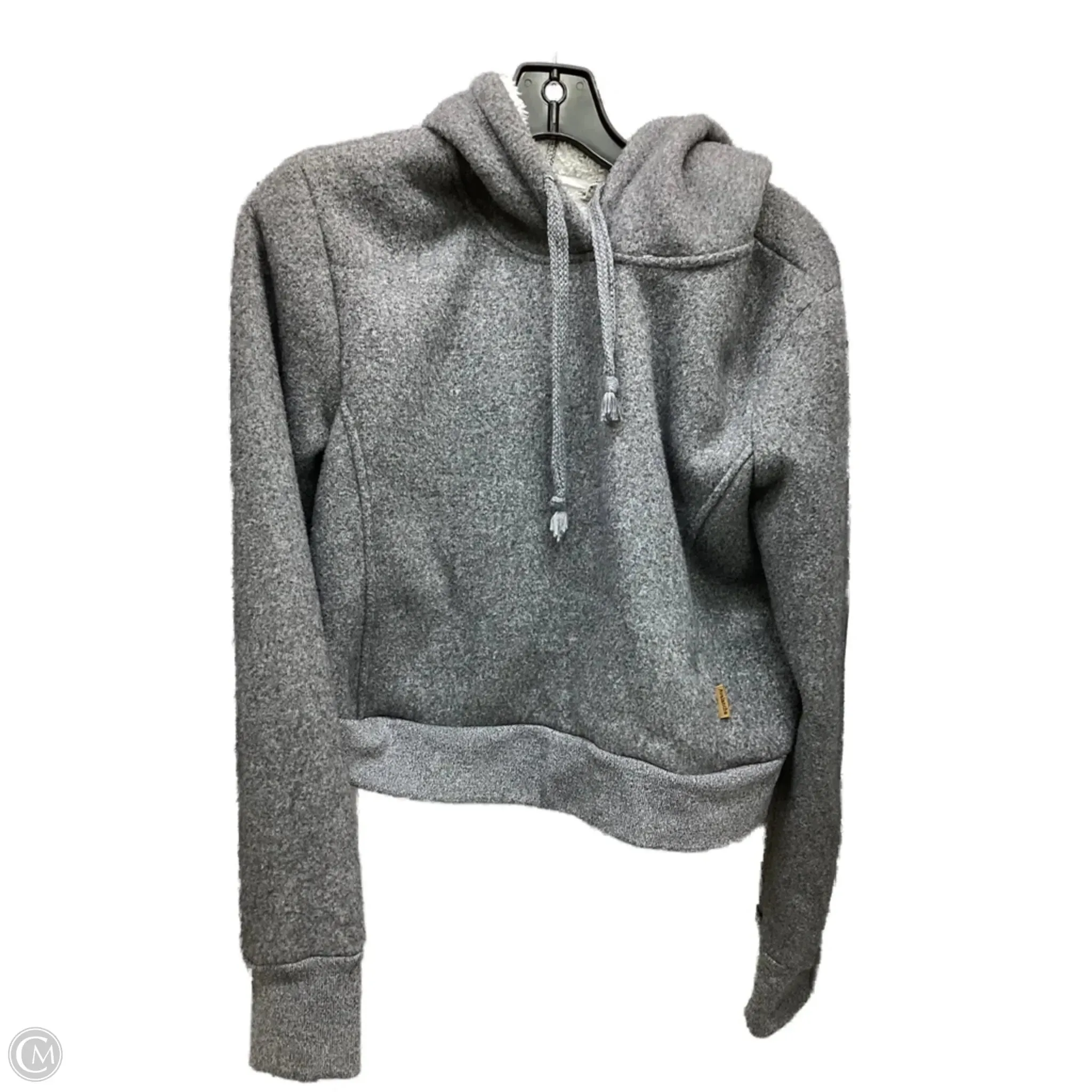 Sweatshirt Hoodie By Avalanche In Grey, Size: S StainlessZippers