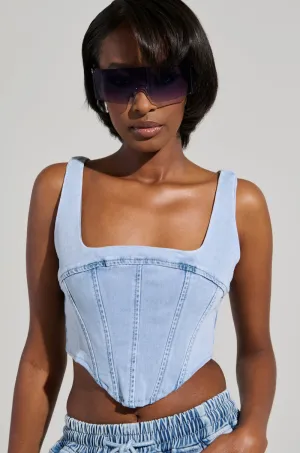 slim fit Cloud - integrated STAY COOL DENIM CORSET