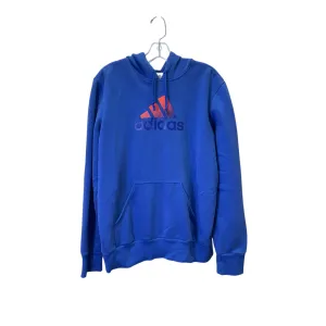 Easy Go Athletic Sweatshirt Hoodie By Adidas In Blue, Size:L