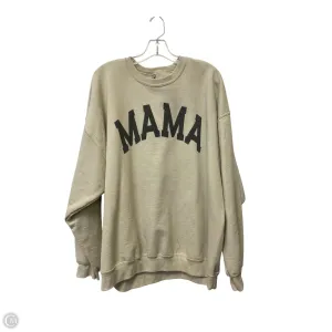 Relaxation Wear Sweatshirt Crewneck By Gildan In Tan, Size: 2x
